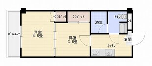 クレールコートの物件間取画像